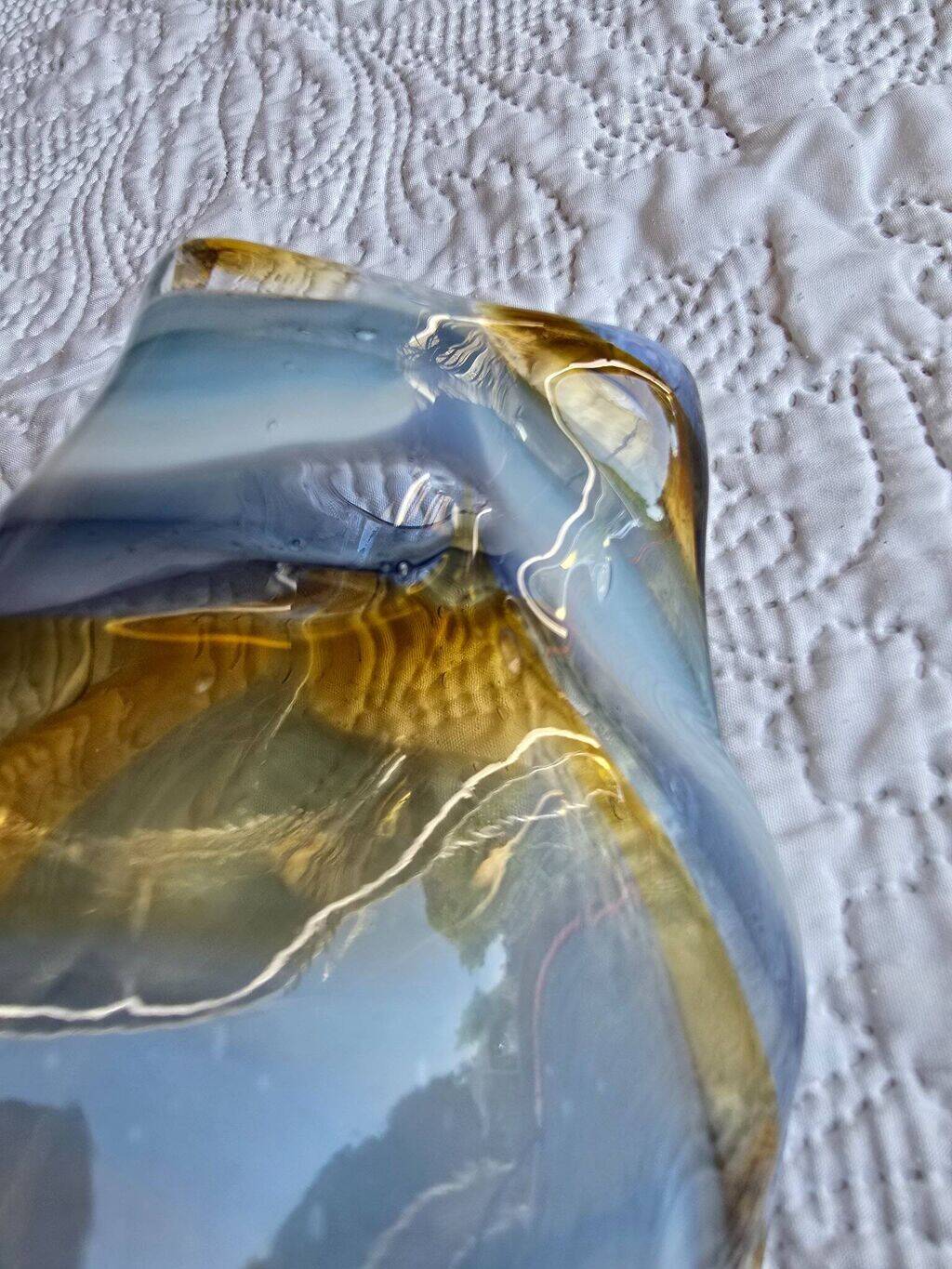 Soliflore vase Mdina Glass Malta signed 2013