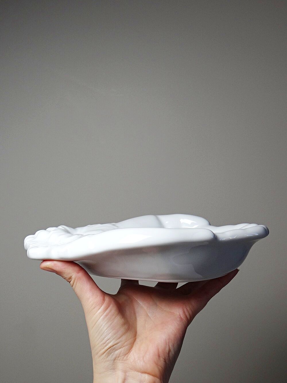 Hand tray by Georges Sand after Cocteau GDA Limoges unsigned.