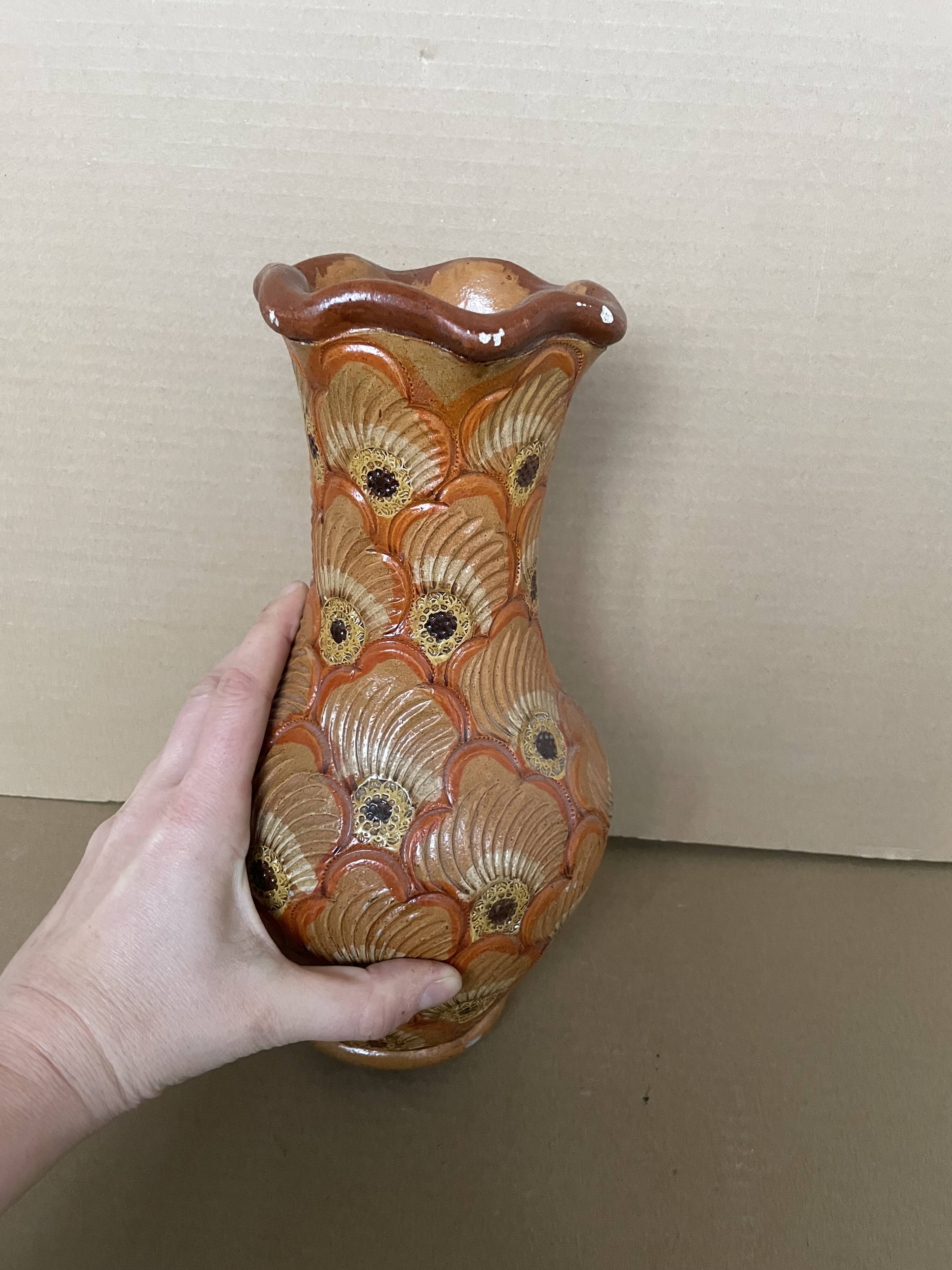 Old terracotta vase