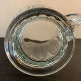 Moulded pressed glass pitcher