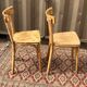 Pair of bistro chairs