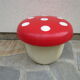 Vintage garden storage bin - mushroom shape