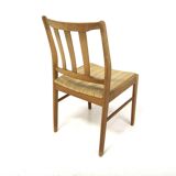 Set of 4 Scandinavian beech chairs, Sweden, 1960