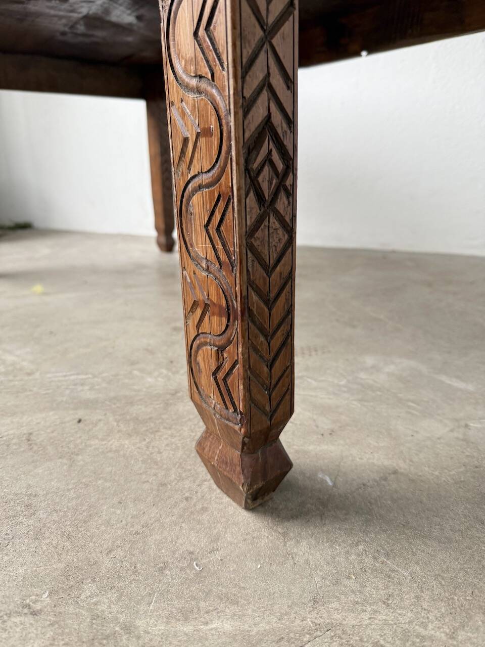 Savoyard folk art coffee table