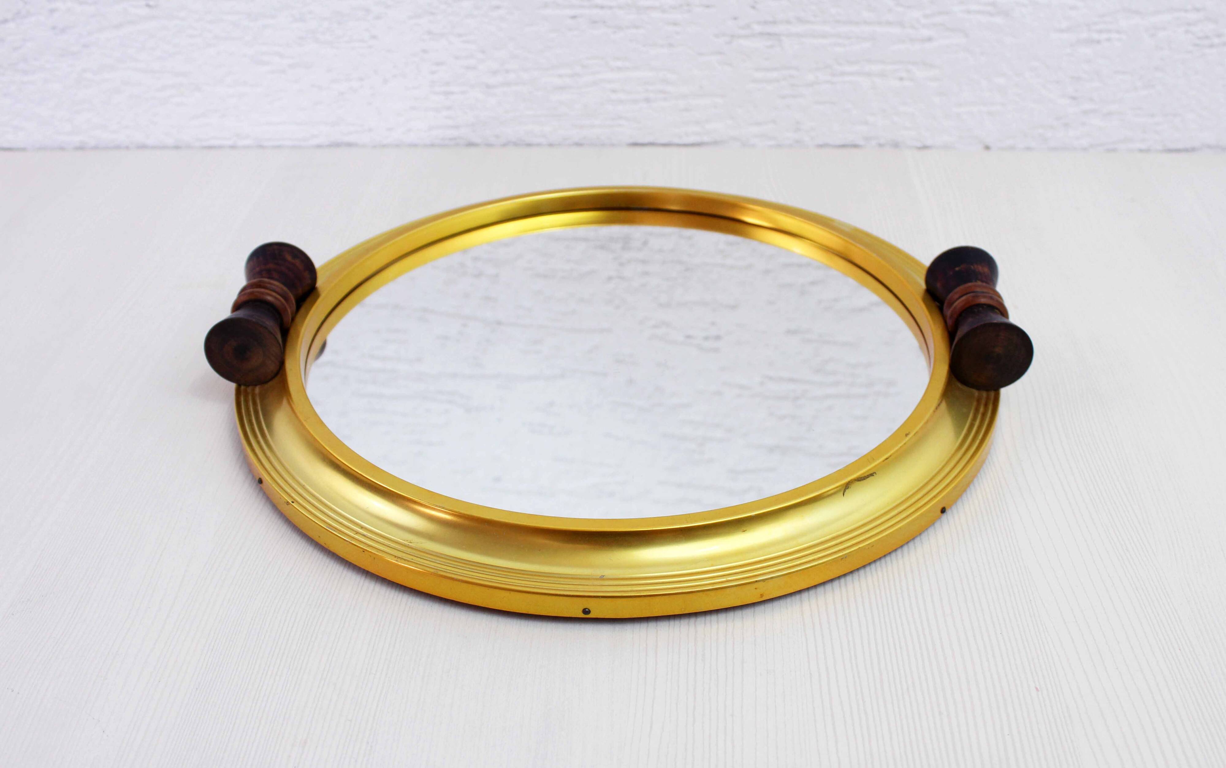 Vintage mirror tray