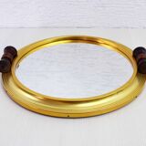 Plateau miroir vintage