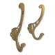 White cast iron wall hooks