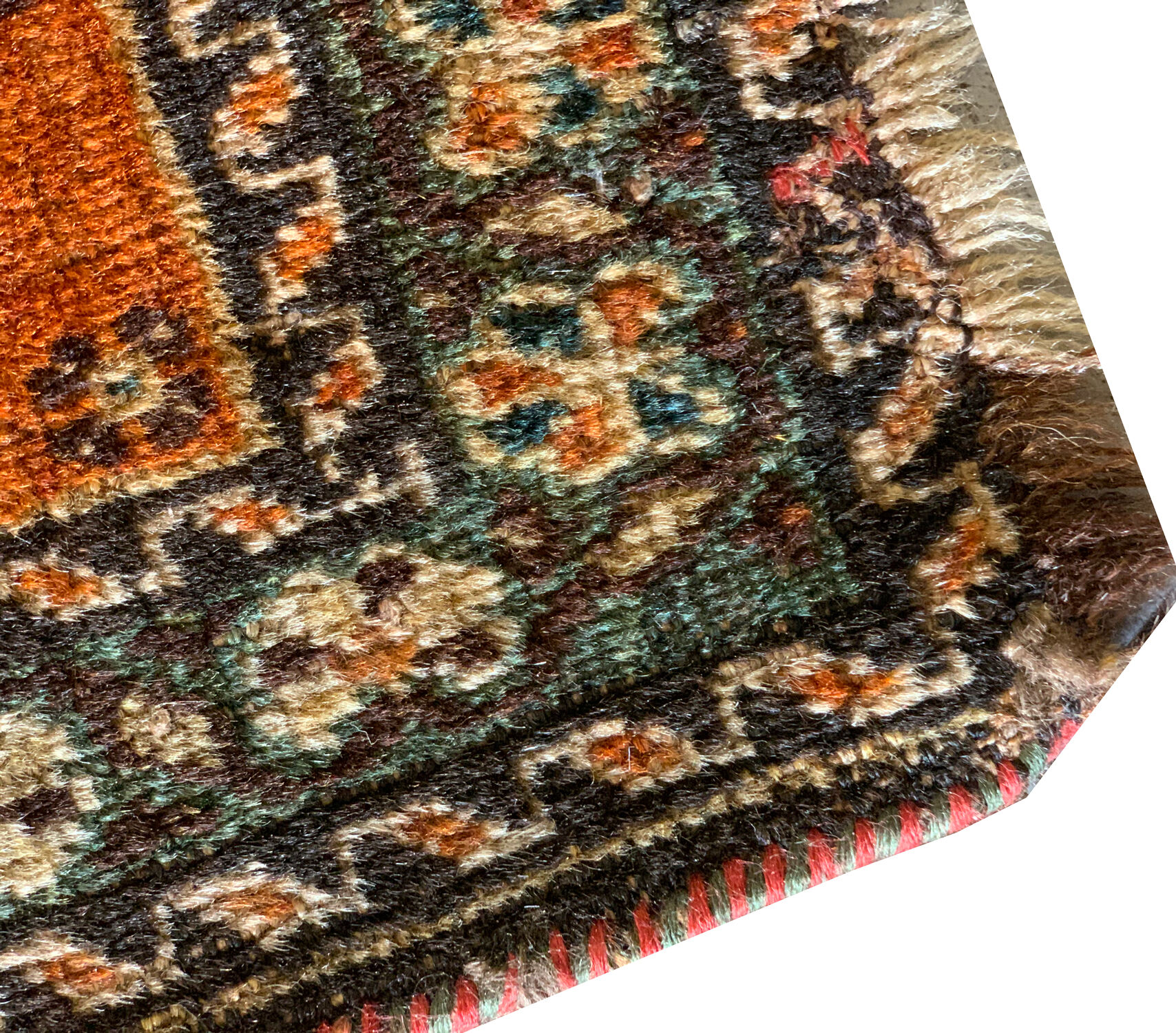 Small handwoven oriental persian hamadan rug- 46x80cm