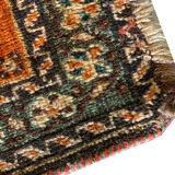 Small handwoven oriental persian hamadan rug- 46x80cm