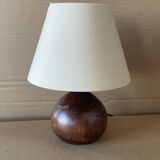 Wooden table lamp