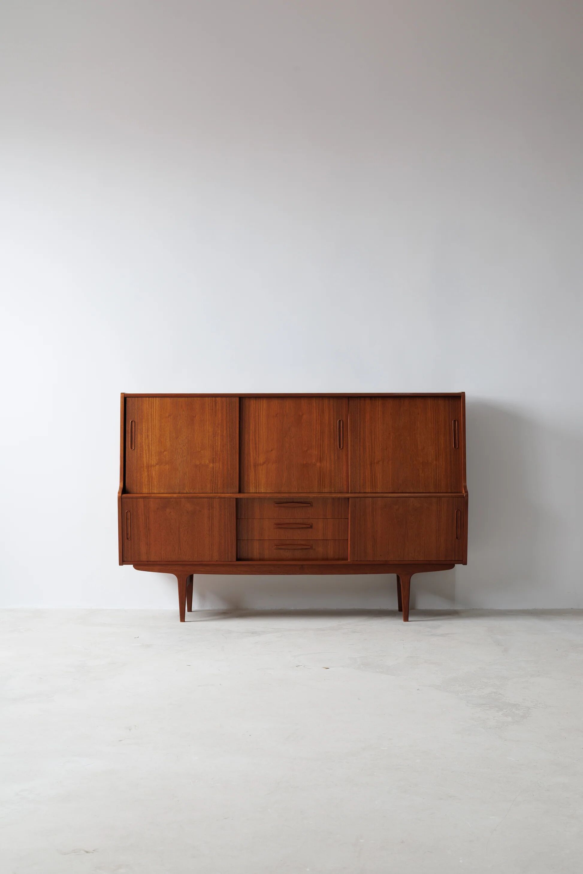 Mid-century Danish teak highboard