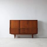 Mid-century Danish teak highboard