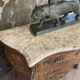 Louis XV style chest of drawers in marquetry