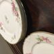 4 porcelain entremet plates