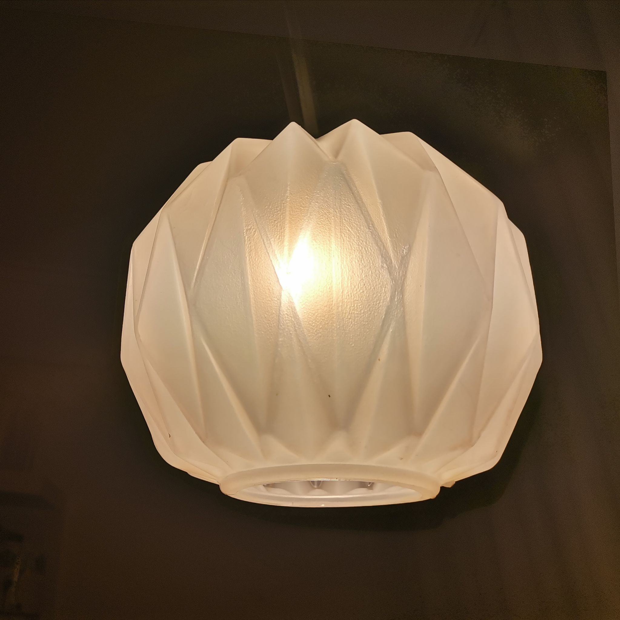 Small Origami pendant lamp 1960s LeKlint style