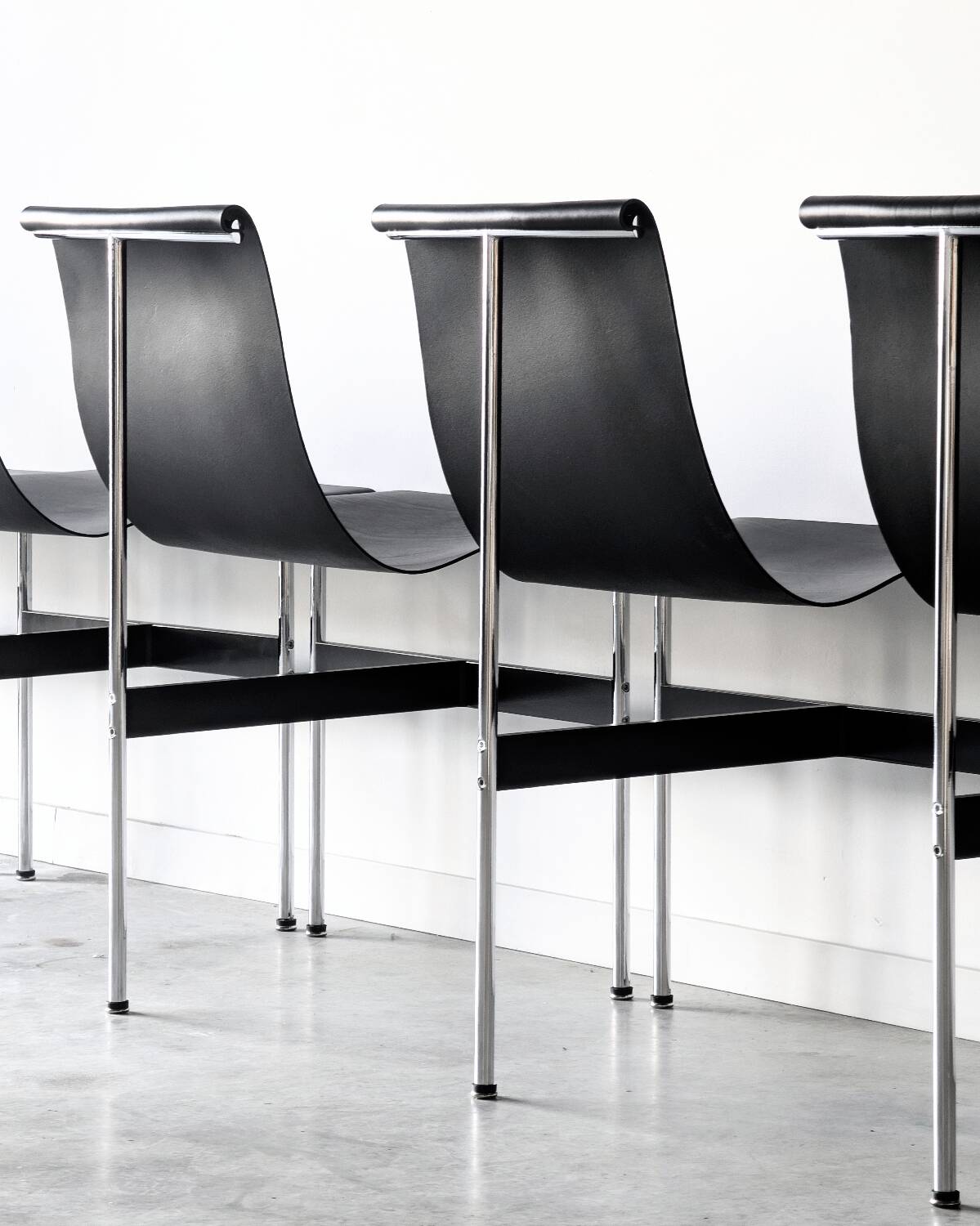 6 vintage 3LC T Chairs, W. Katavolos edition Laverne Int. 1952
