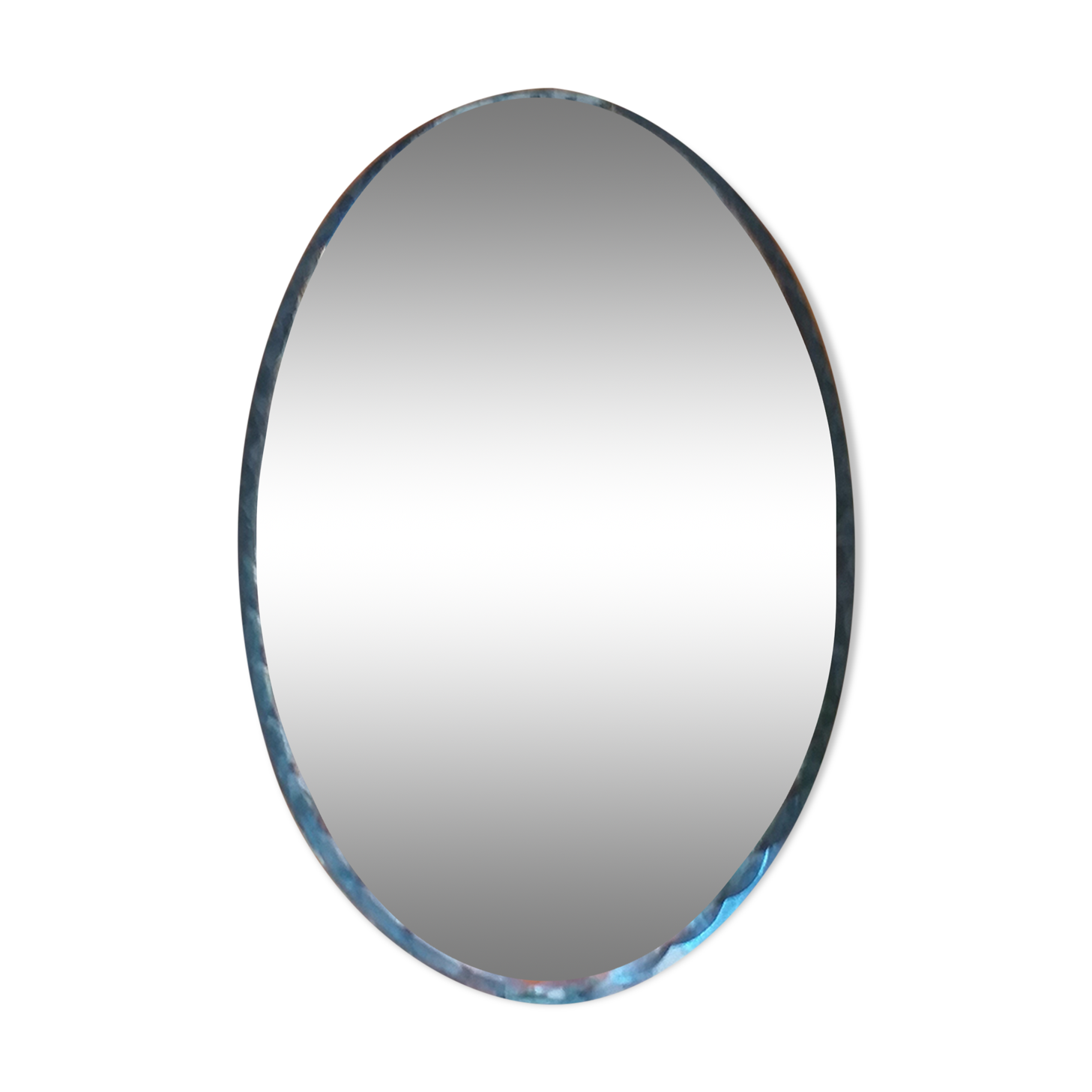 Oval beveled mirror  16x30cm