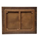 Oil on the cartoon “Vista de la costa de Villefranche”, Rene Charles Edmond