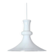 White Mouth Blown Opaline Glass Pendant for Holmegaard, Denmark, 1980s