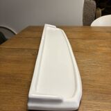 Vintage earthenware bathroom shelf