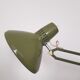 Lampe articulée Ledu type 2312 atelier architecte métal laqué vert -1970
