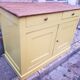 Lemon yellow country buffet