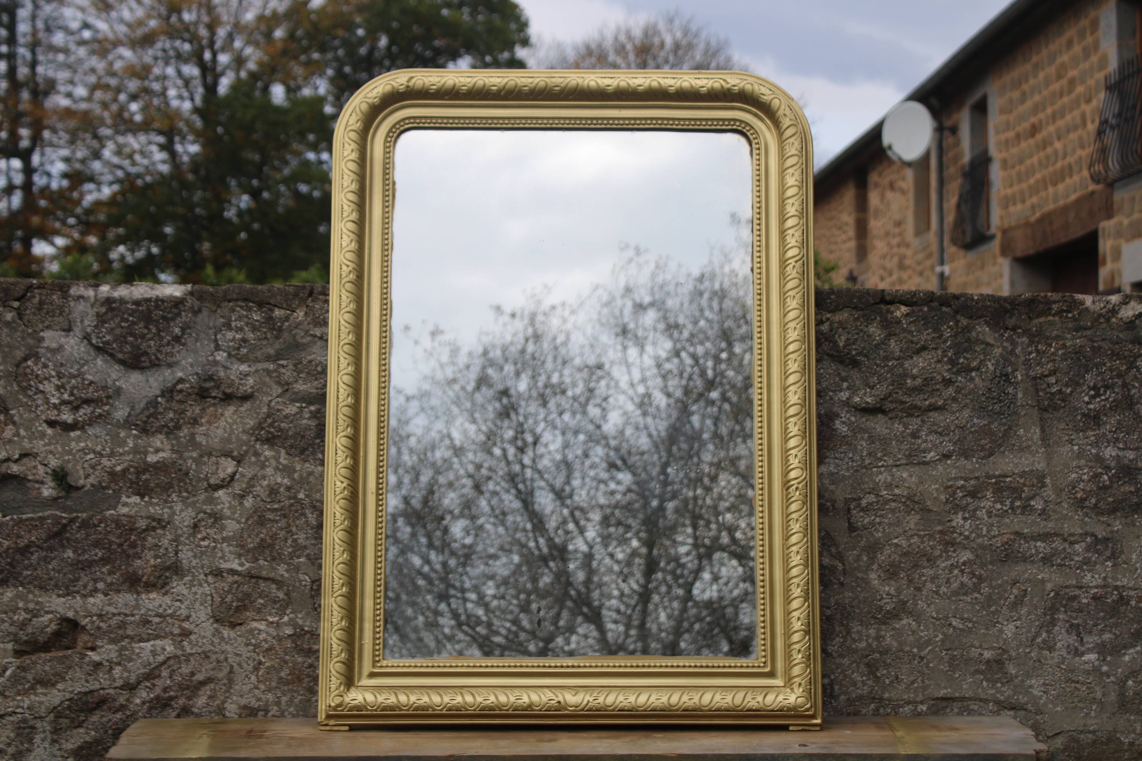 Antique mirror in Louis Philippe style