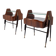 Ico Parisi Style Bedside Tables or Nightstands, Italy 1950's