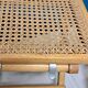 Cinq tabourets viennois vintage en paille