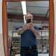 Scandinavian mirror in solid teak, Denmark circa 1970.