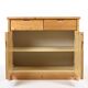 Furniture arc: chest of drawers with two drawers and two pine doors