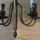 Pair of wall sconces in gilded brass – 2 lights – Louis XVI style