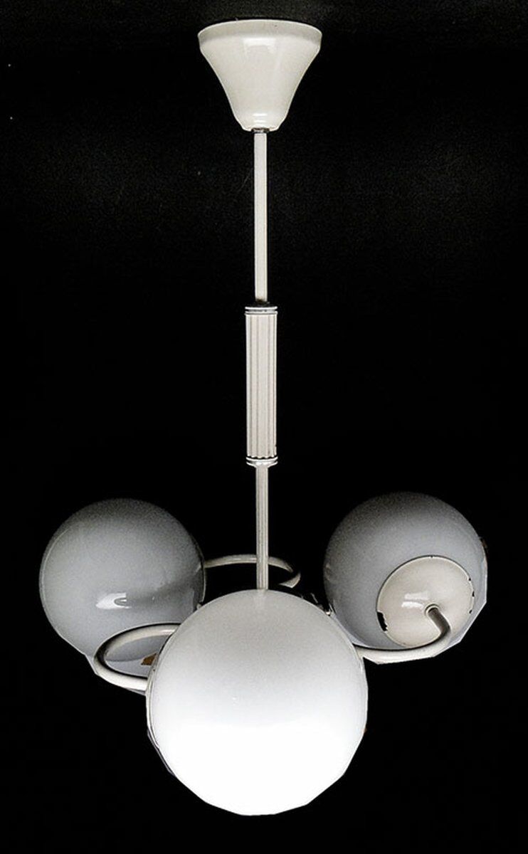 Chandelier à ampoules, Pologne, années 1970
