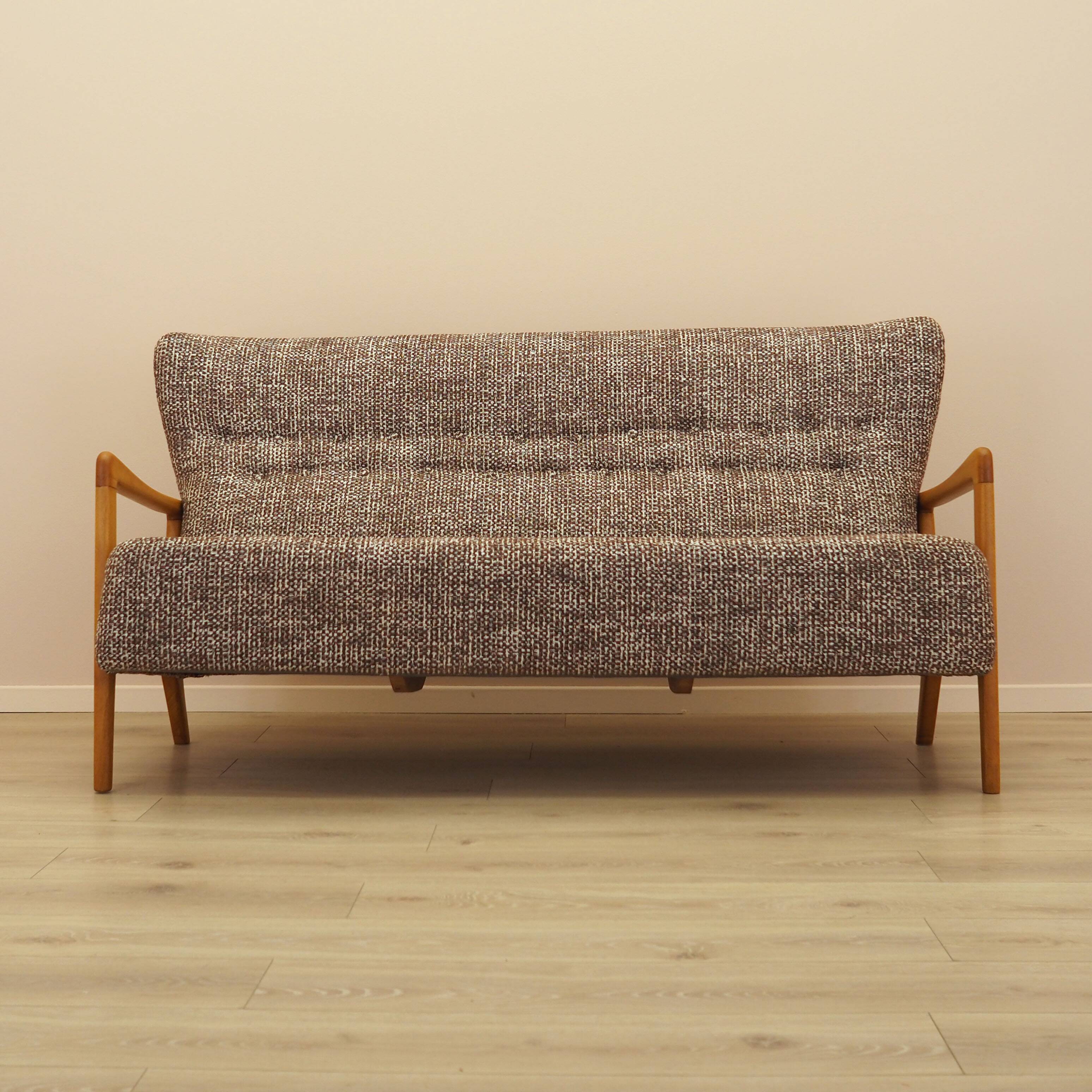 Beech sofa, Danish design, 1960s, manufacturer: Fritz Hansen