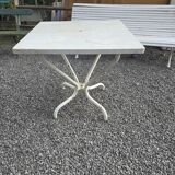 Iron garden table