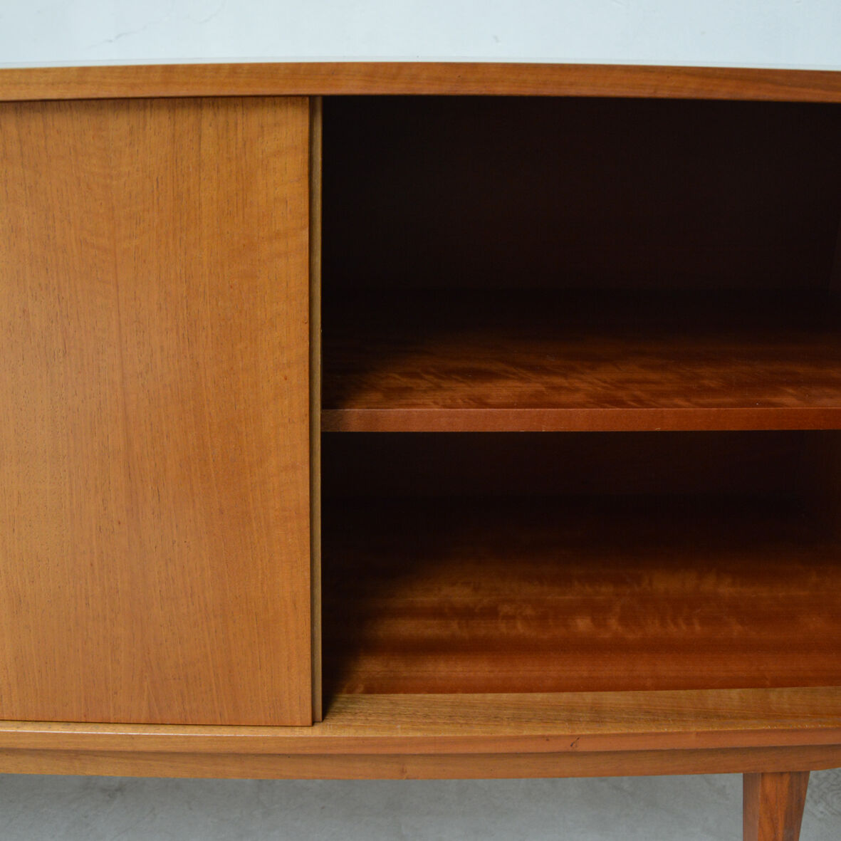 Scandinavian sideboard compass feet 1960s