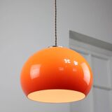 Rare Orange Jolly Pendant Lamp by Luigi Massoni for Guzzini, 1970s