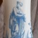 Grand Vase Opaline 19ème Siècle décor à l'antique