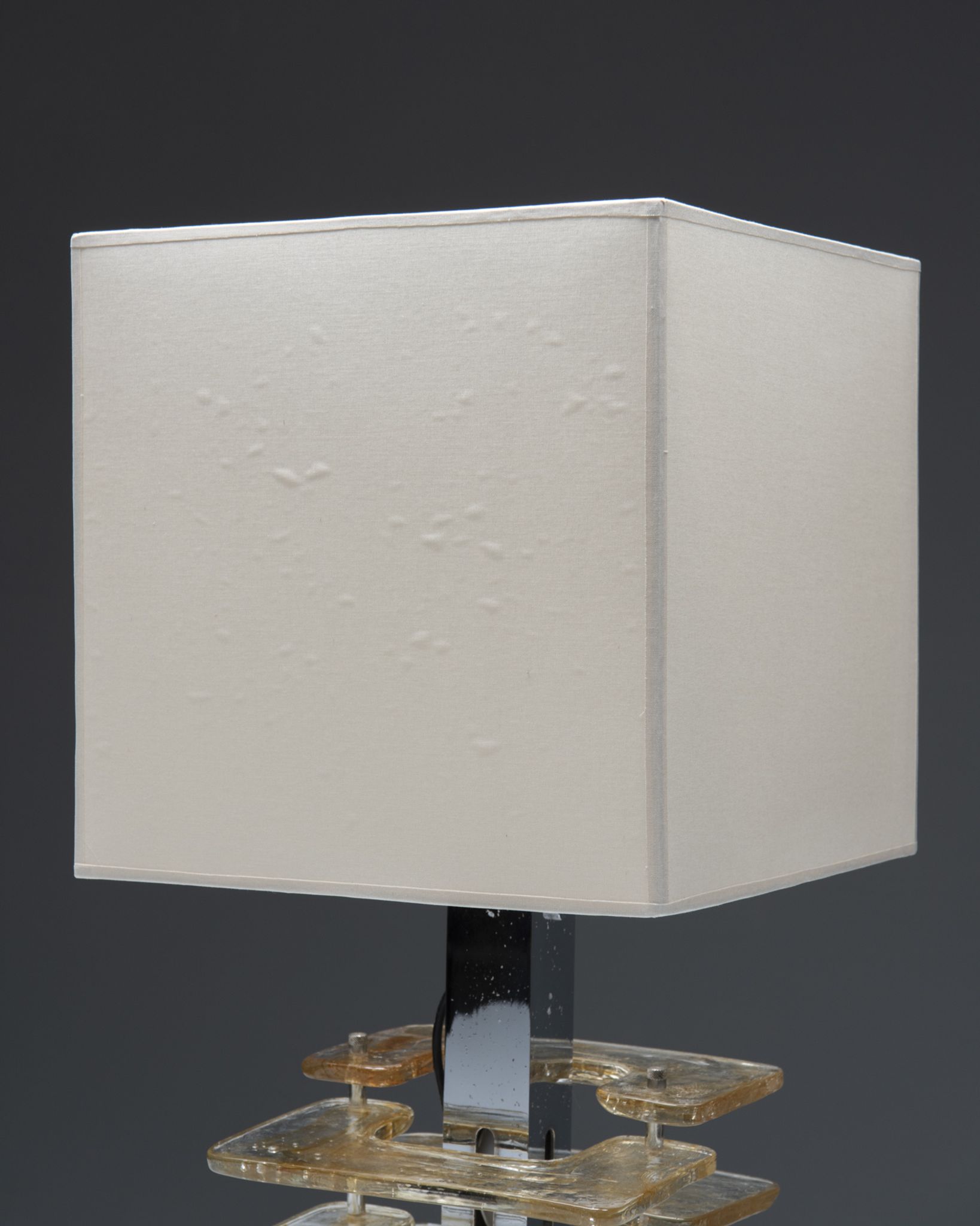 Lampe de table avec base en verre de Murano années 1960