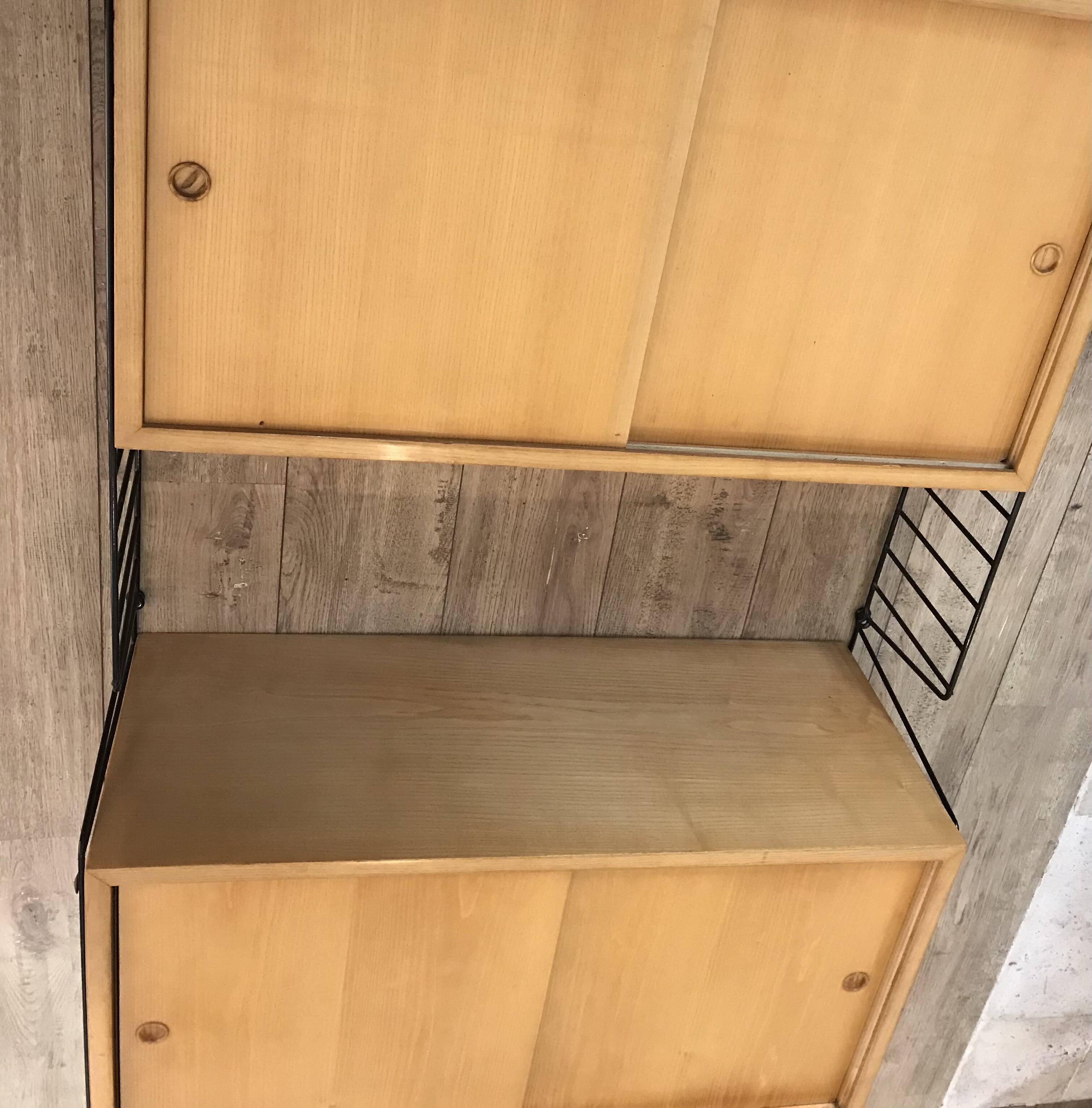 String wall box modules, Sweden 1960