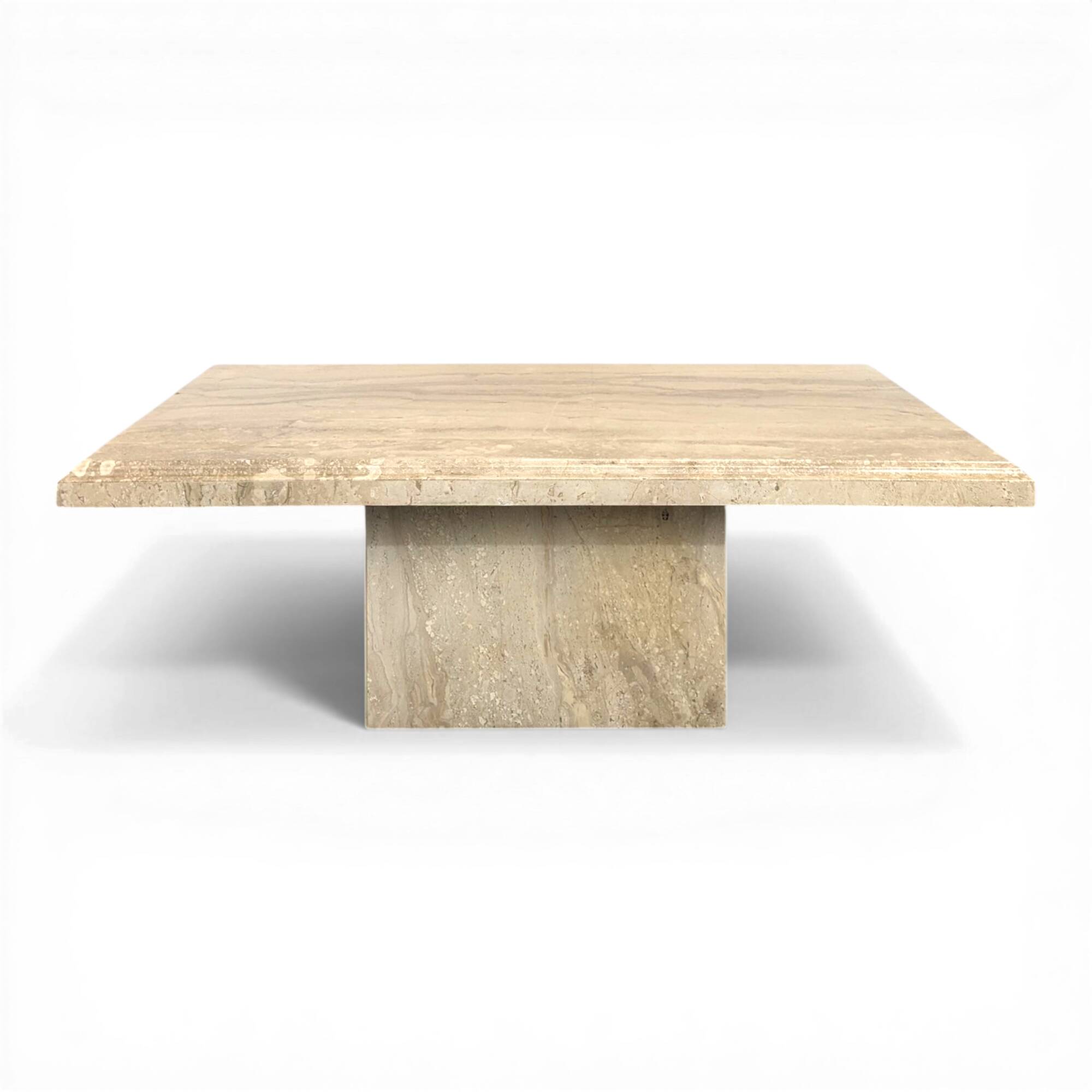 Italian coffee table in travertine