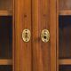 Vintage oak and resinous mahogany cabinet North Germany circa 1890