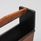 Antique Dutch Art Deco Bauhaus Magazine Rack