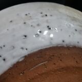 Hollow ceramic plate signed Albert Thiry