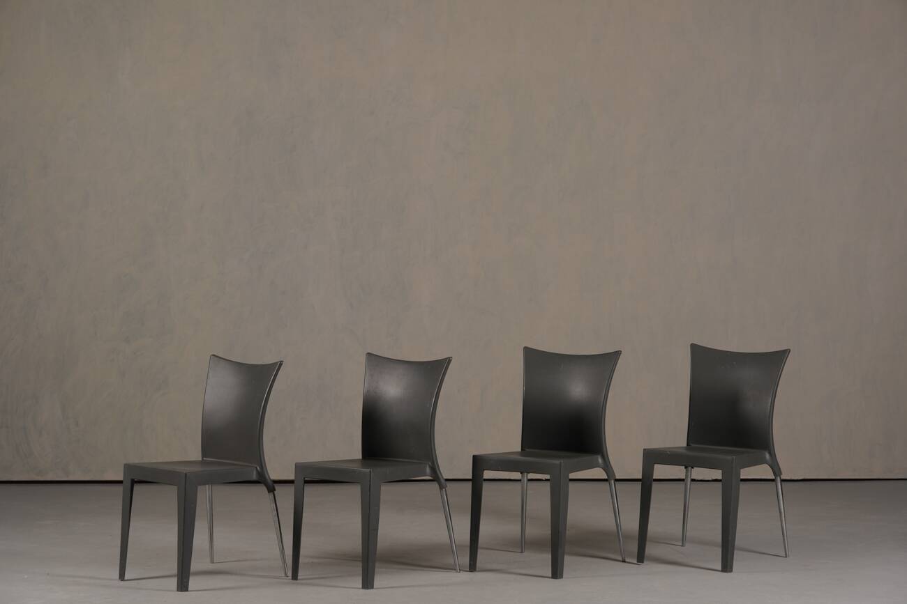 Chaises Arrmet Jo par Robbi Cantarutti et Claudio Biferali, ensemble de 4, Italie années 2000.