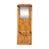 Porte-manteau art déco, porte-manteau bois, vestiaire, meuble hall d'entrée