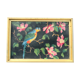 Oiseau en tapisserie vintage