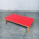 Mid-Century Red Coffee Table, Belgium, 1950s
