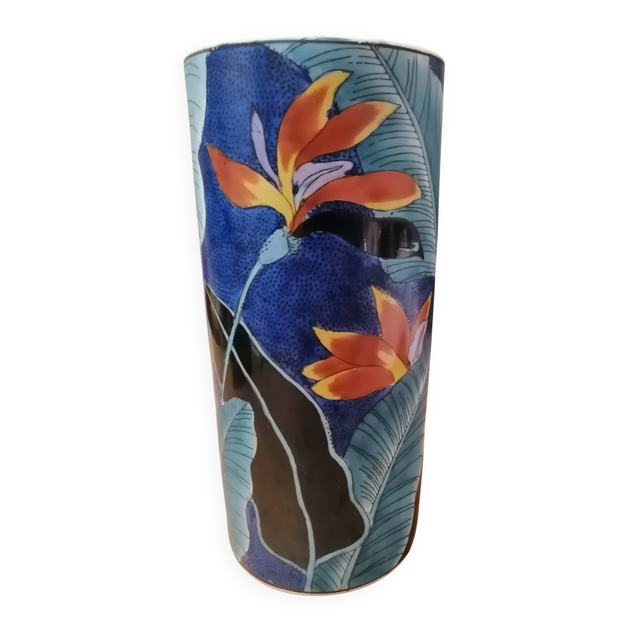 Vase vintage OTOGIRI floral