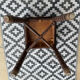 Small antique side table - turned legs - Louis XII inspiration
